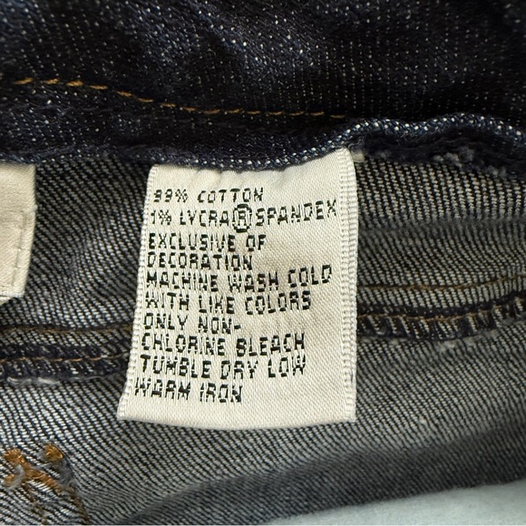 Talbots Petites Embroidered Floral Stretch Jeans Size 8P - Picture 7 of 7